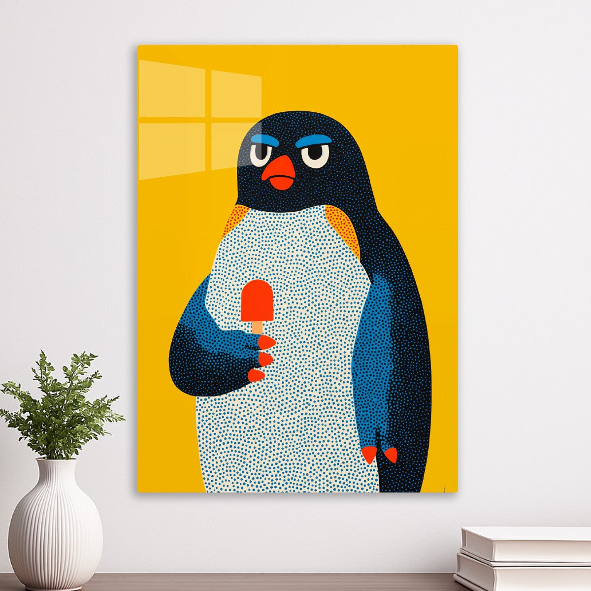 Penguin with Popsicle