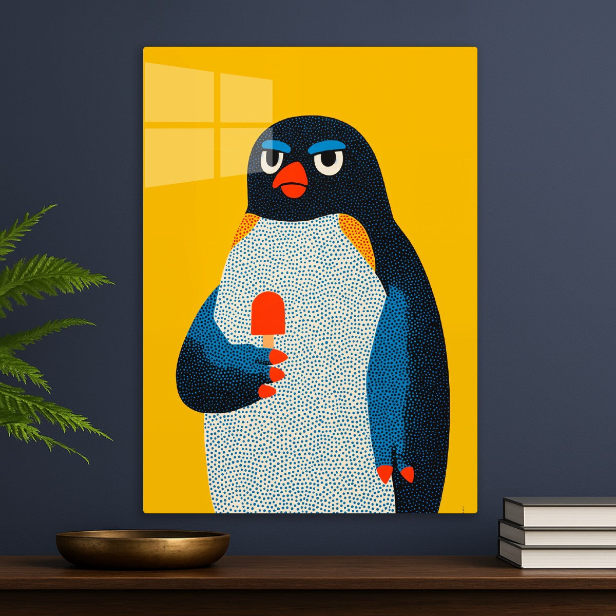 Penguin with Popsicle