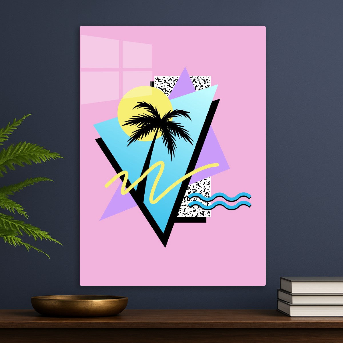 Retro 80s Palm Tree Pattern