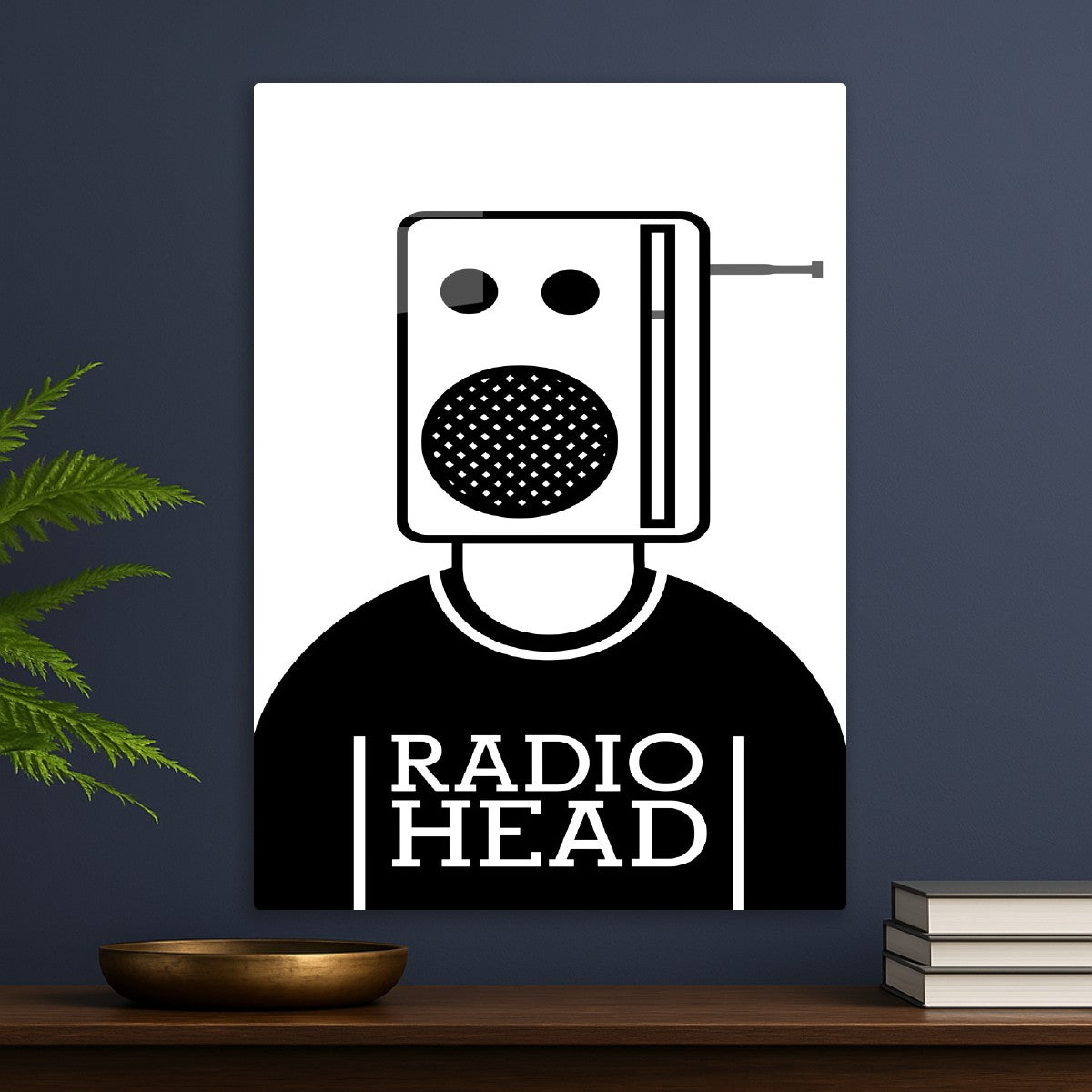 Radiohead Minimalist Portrait