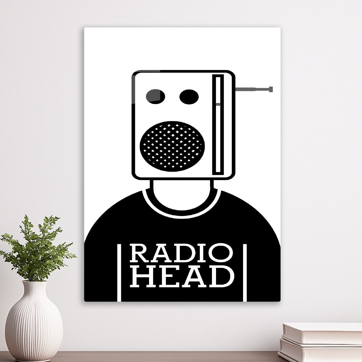 Radiohead Minimalist Portrait