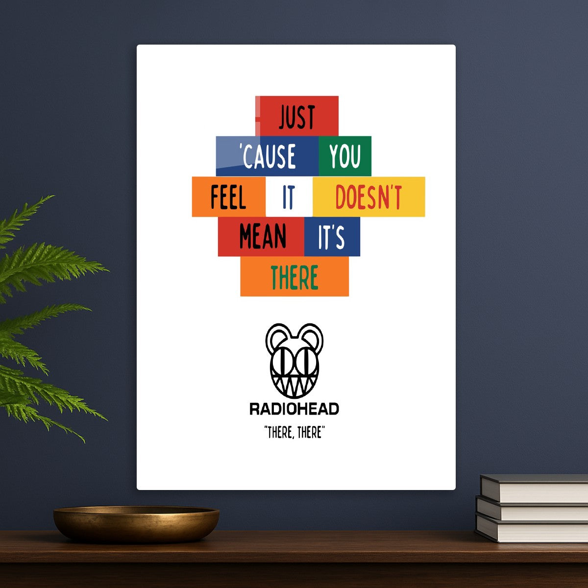 Radiohead There, There Quote