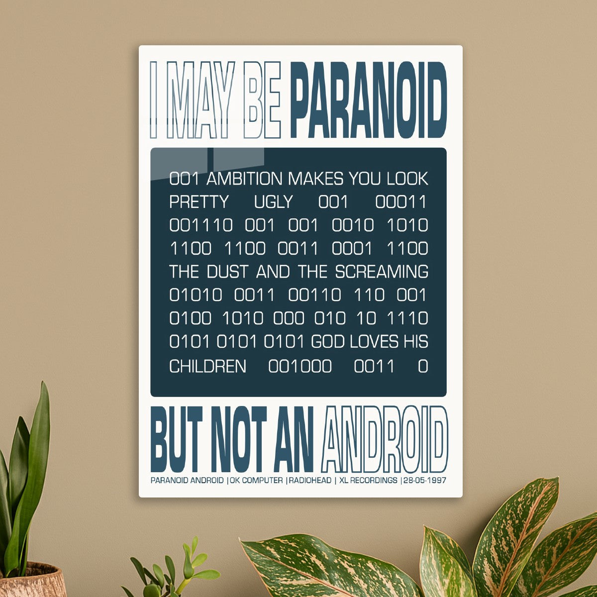 Paranoid Android Typography