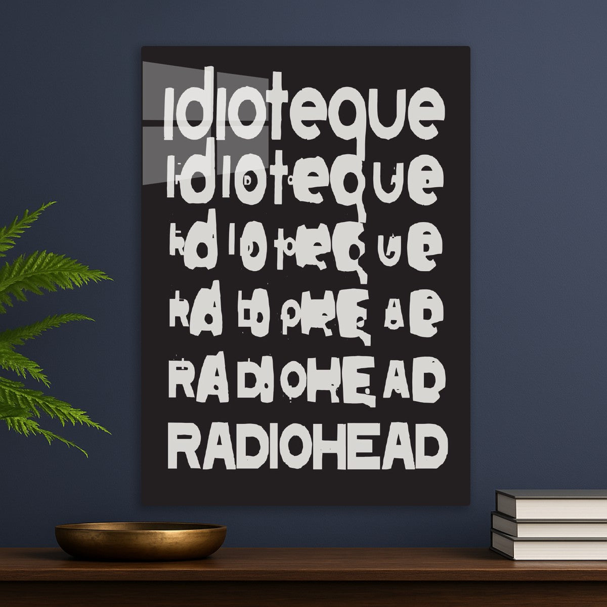 Idiotequ Radiohead Typography