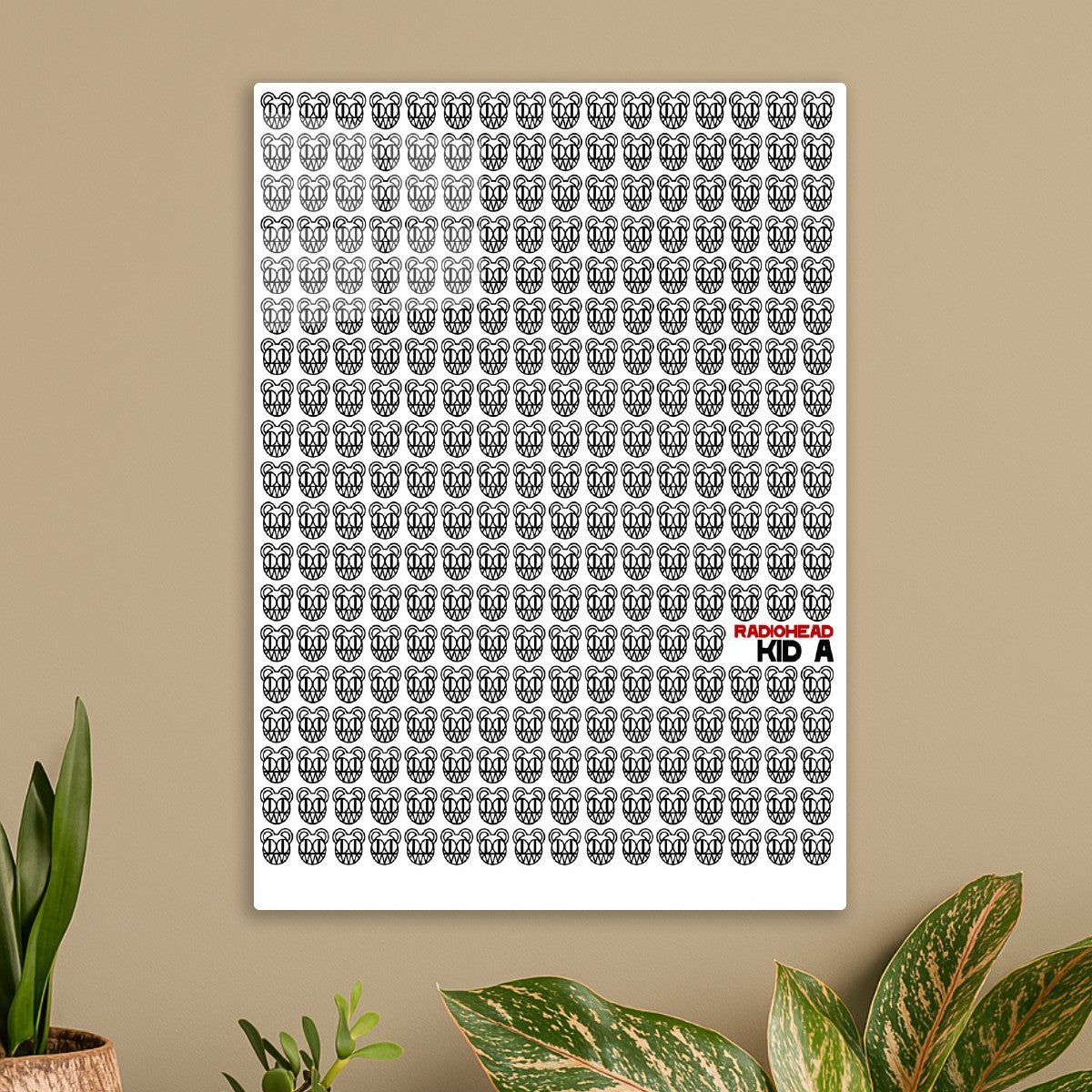 Radiohead Kid A Bear Pattern