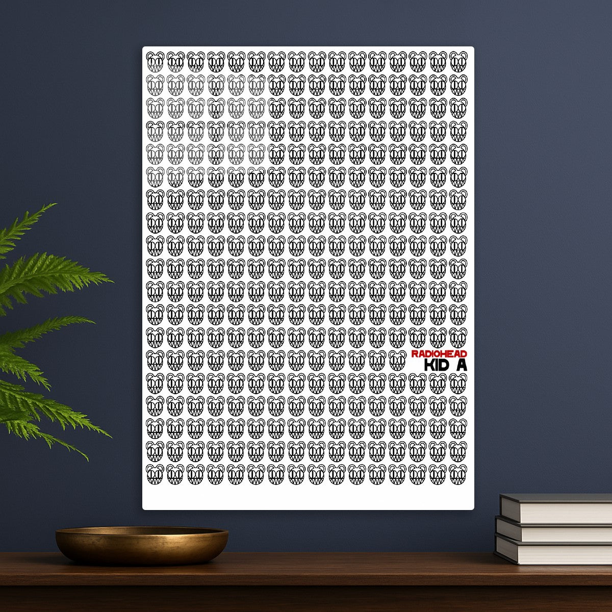 Radiohead Kid A Bear Pattern