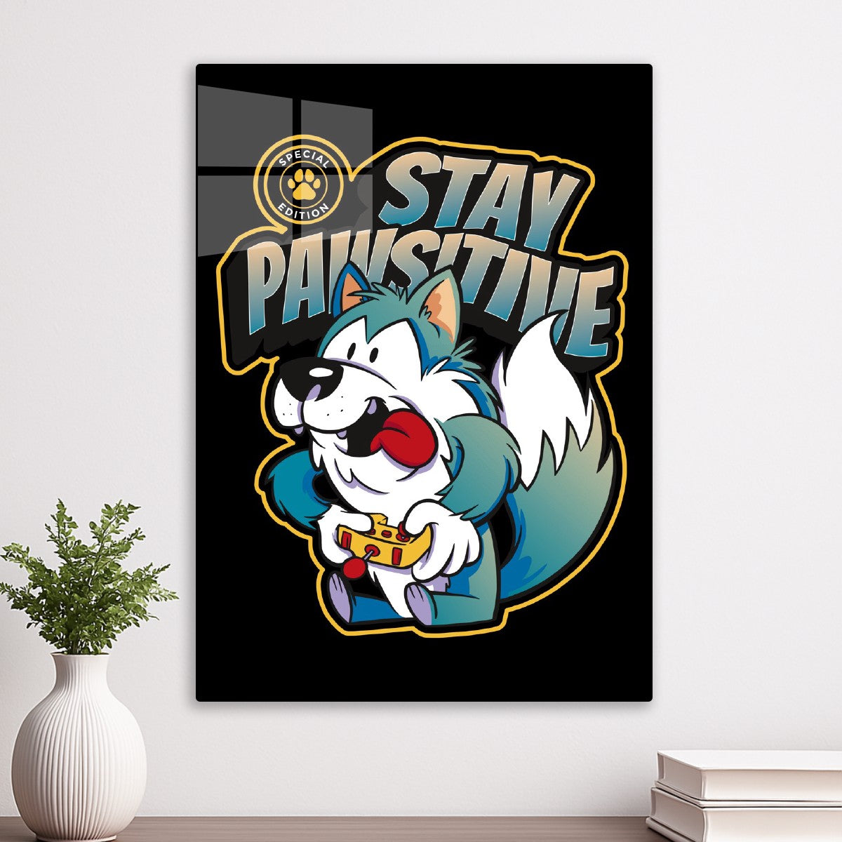 Gaming Mascot - Stay Pawsitive