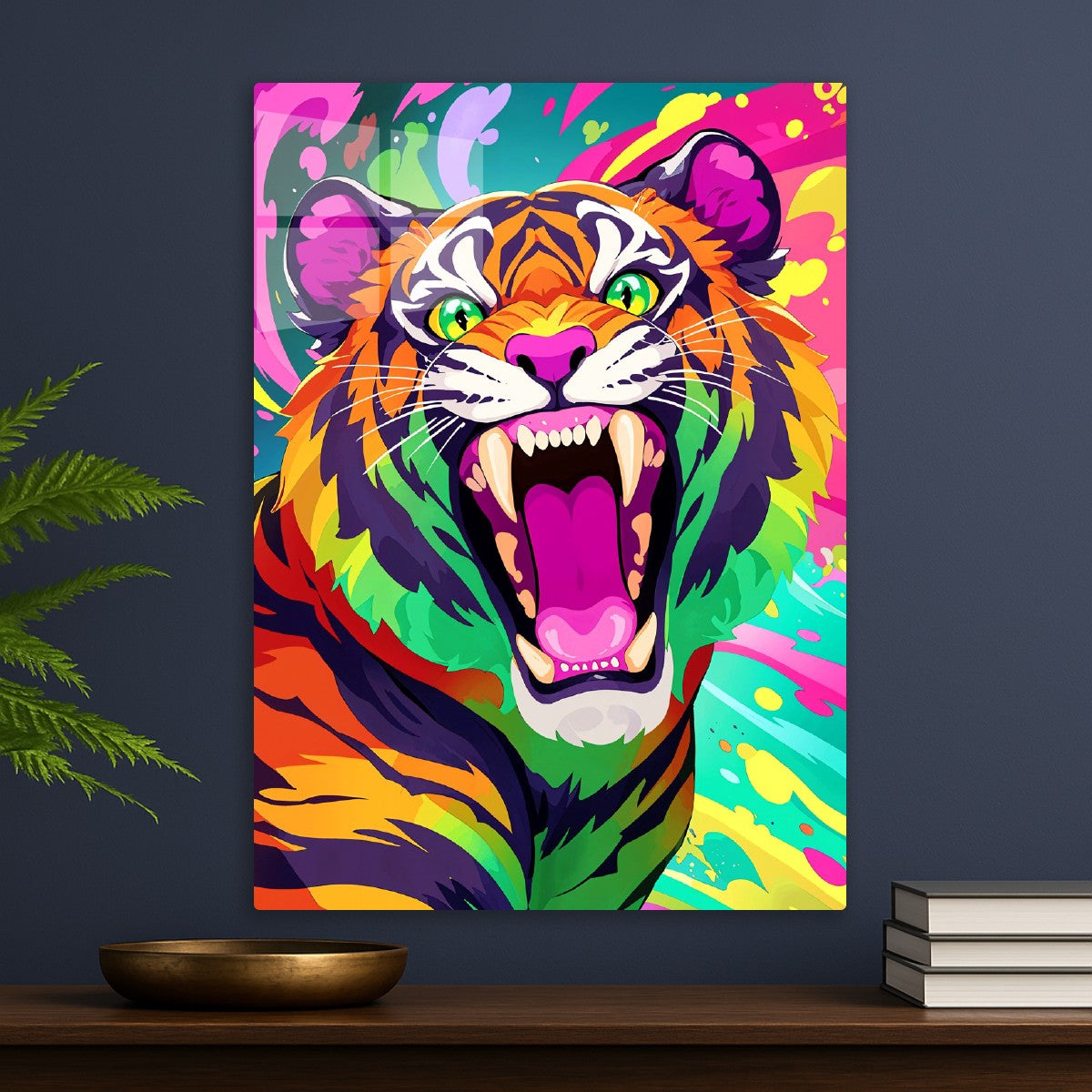 Neon Tiger Roar