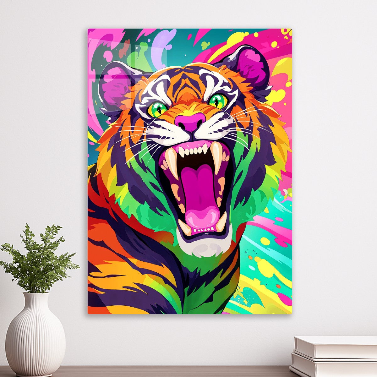Neon Tiger Roar