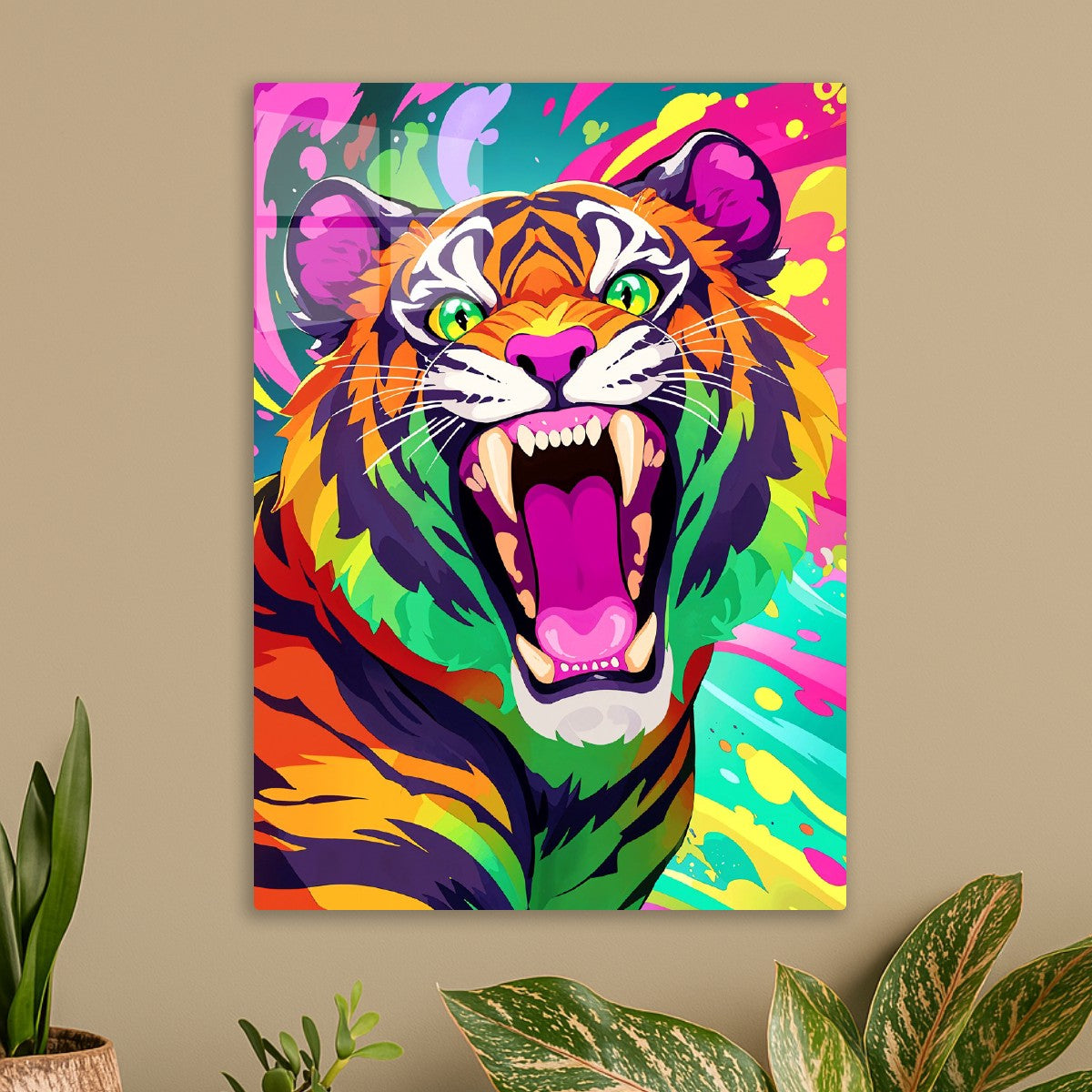 Neon Tiger Roar