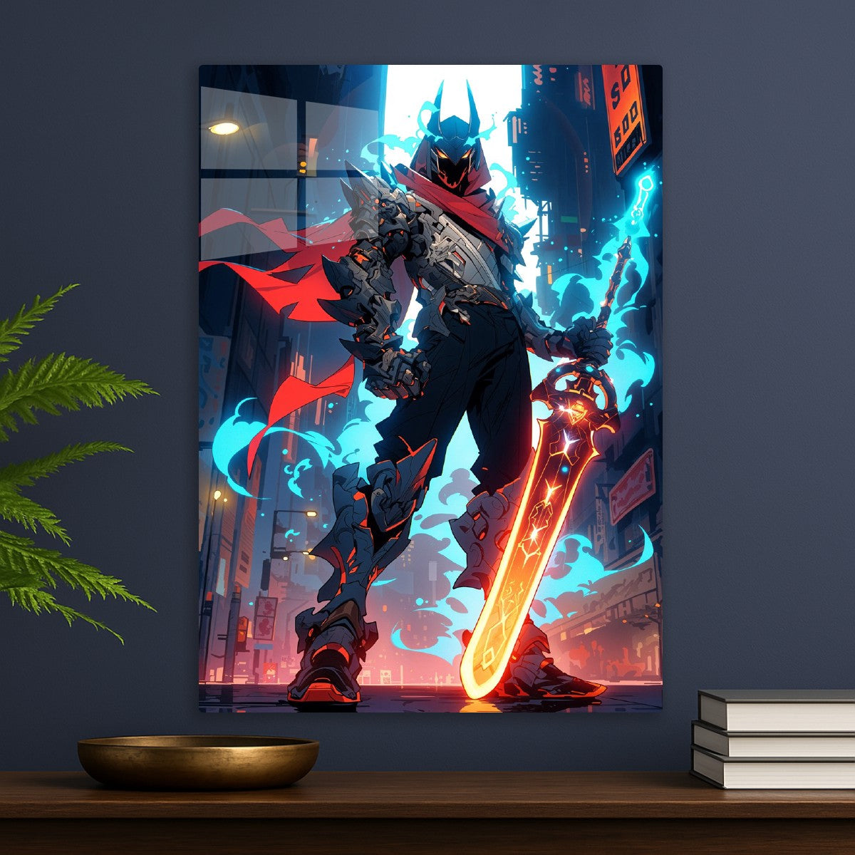 The Neon Flame Knight