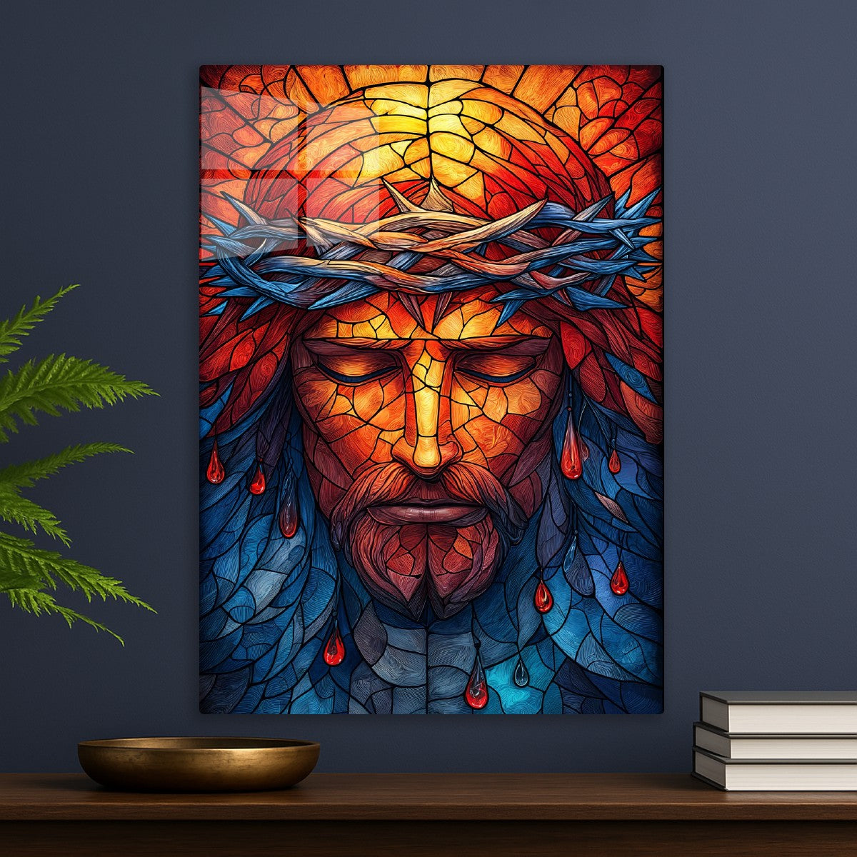 Stained Glass Jesus