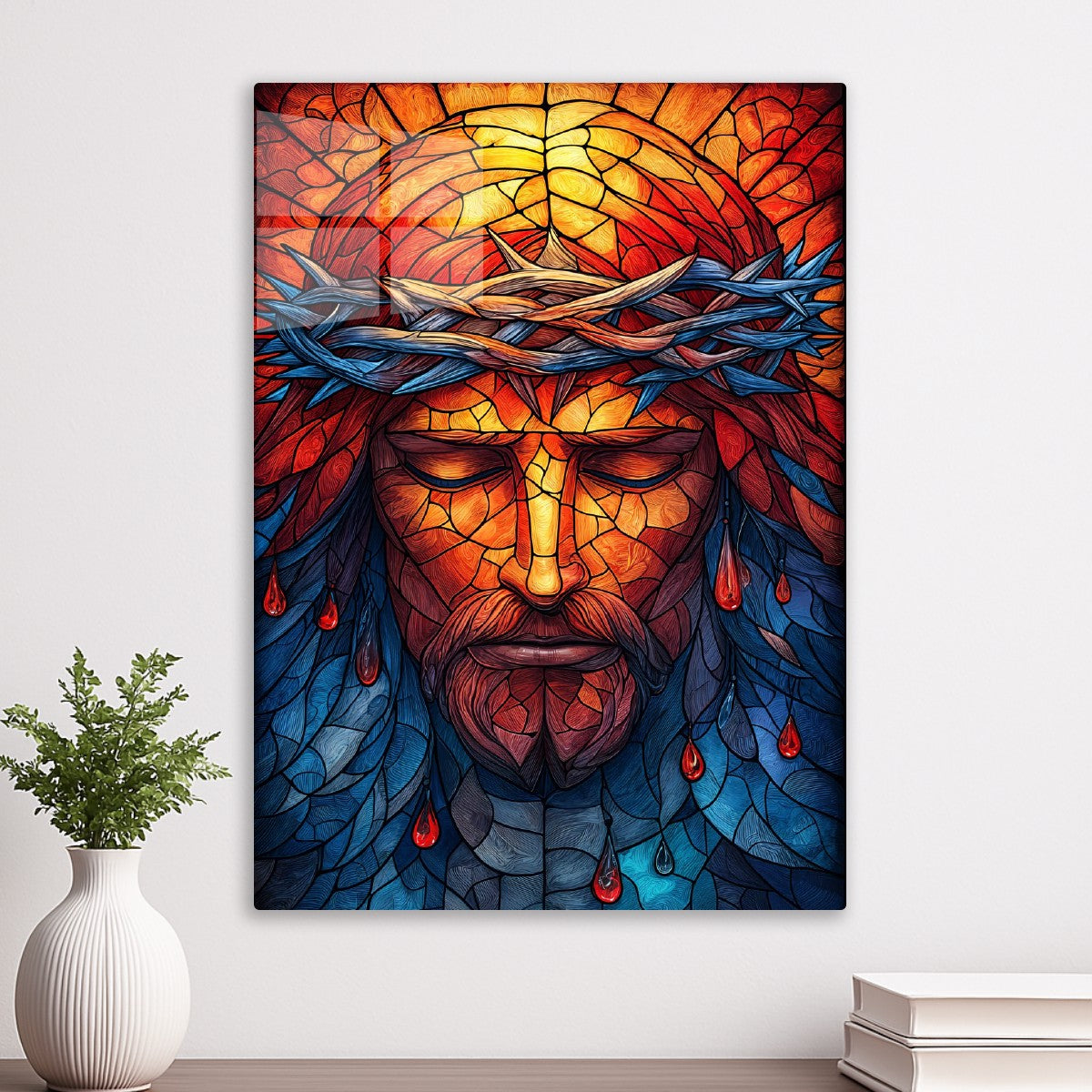 Stained Glass Jesus