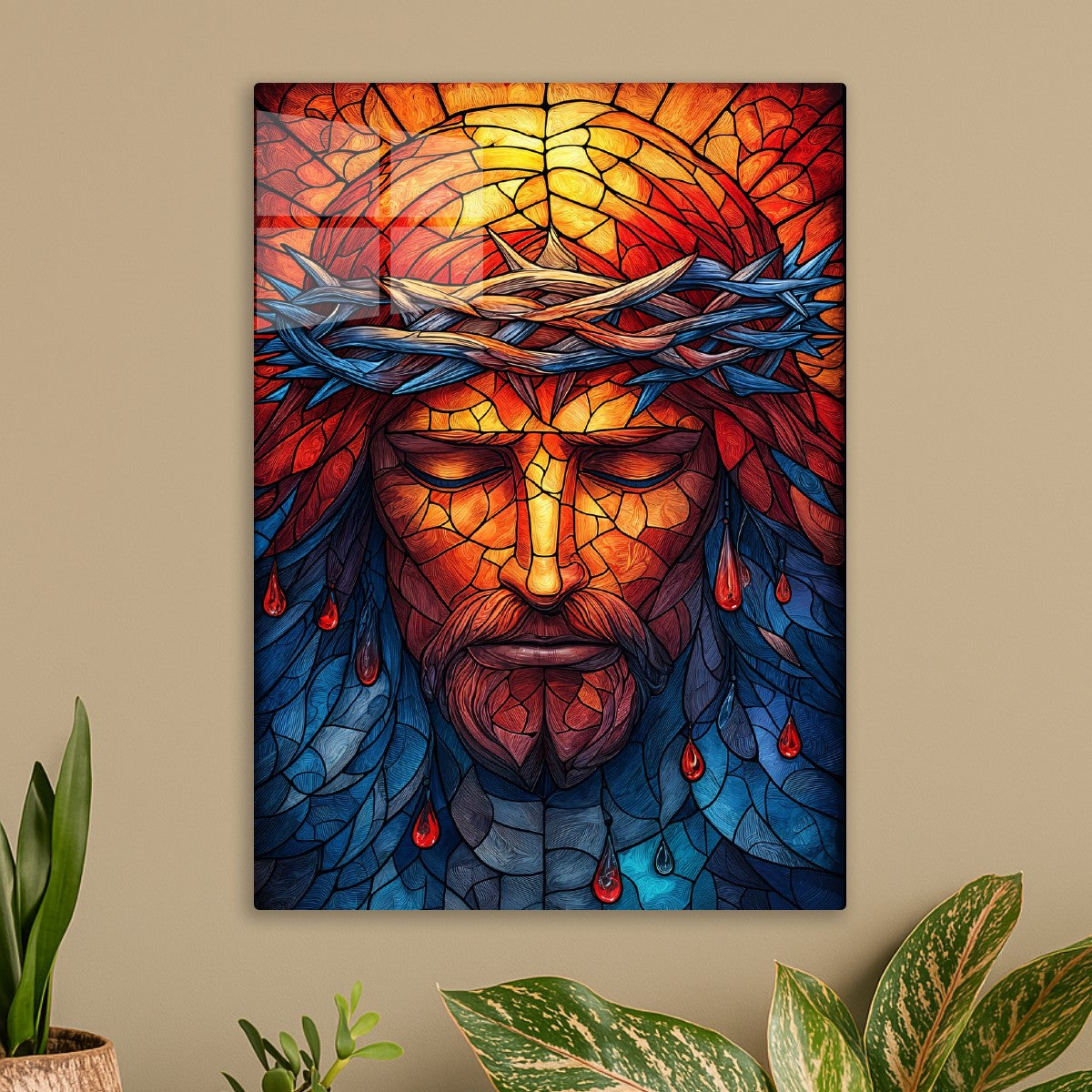 Stained Glass Jesus