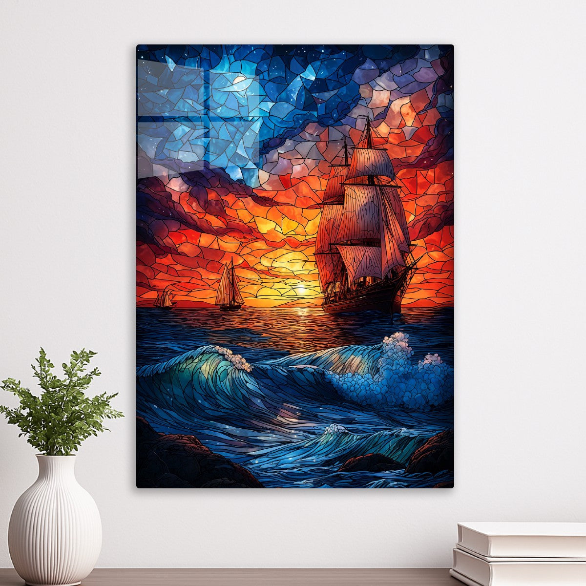 Stained Glass Seascape