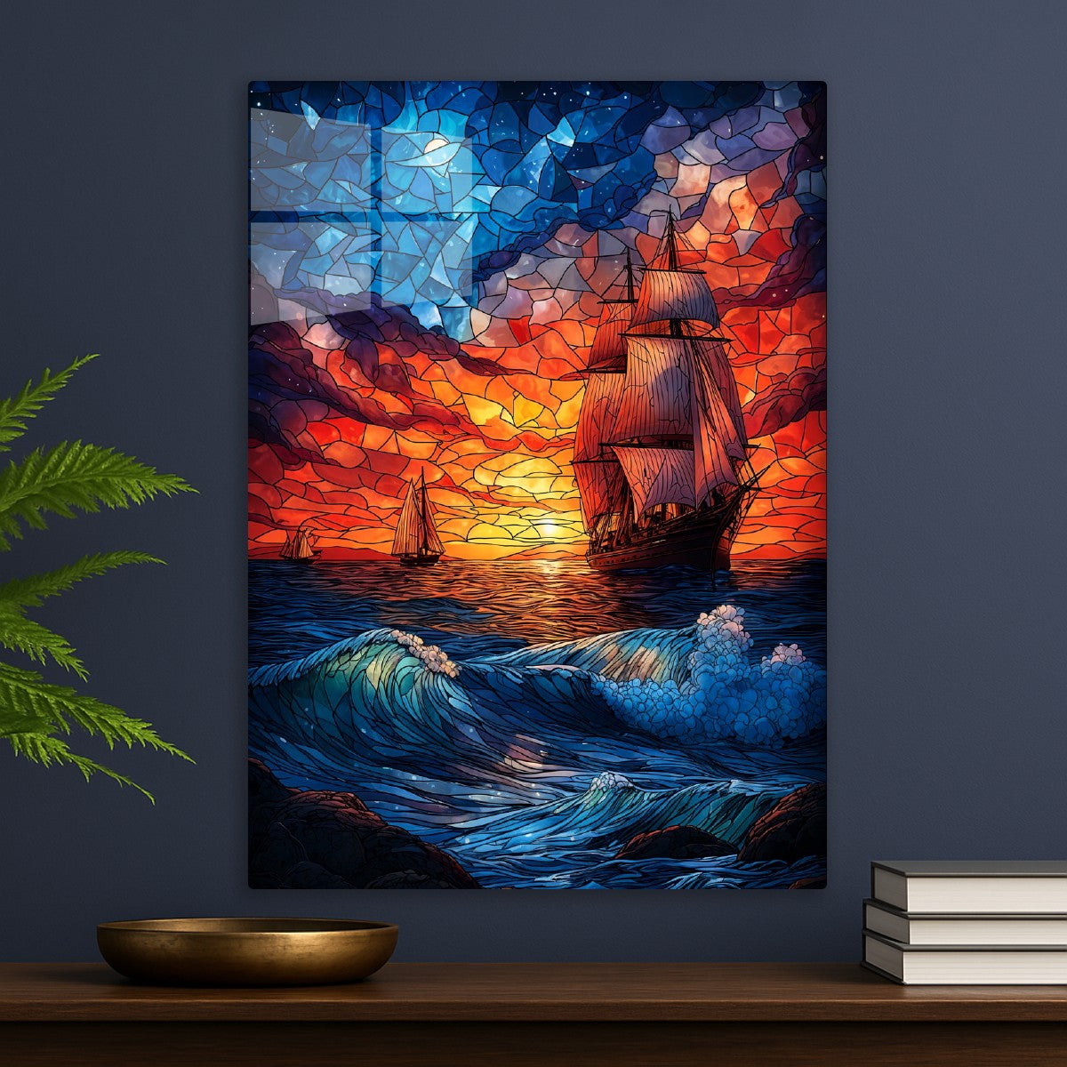 Stained Glass Seascape
