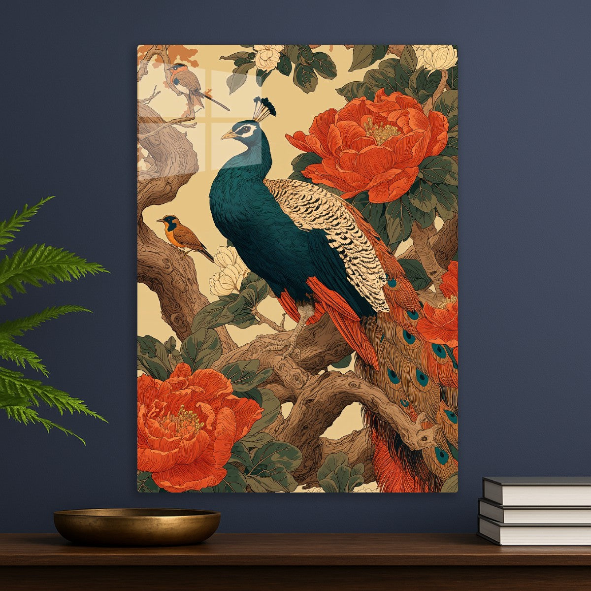 Majestic Peacock in Bloom