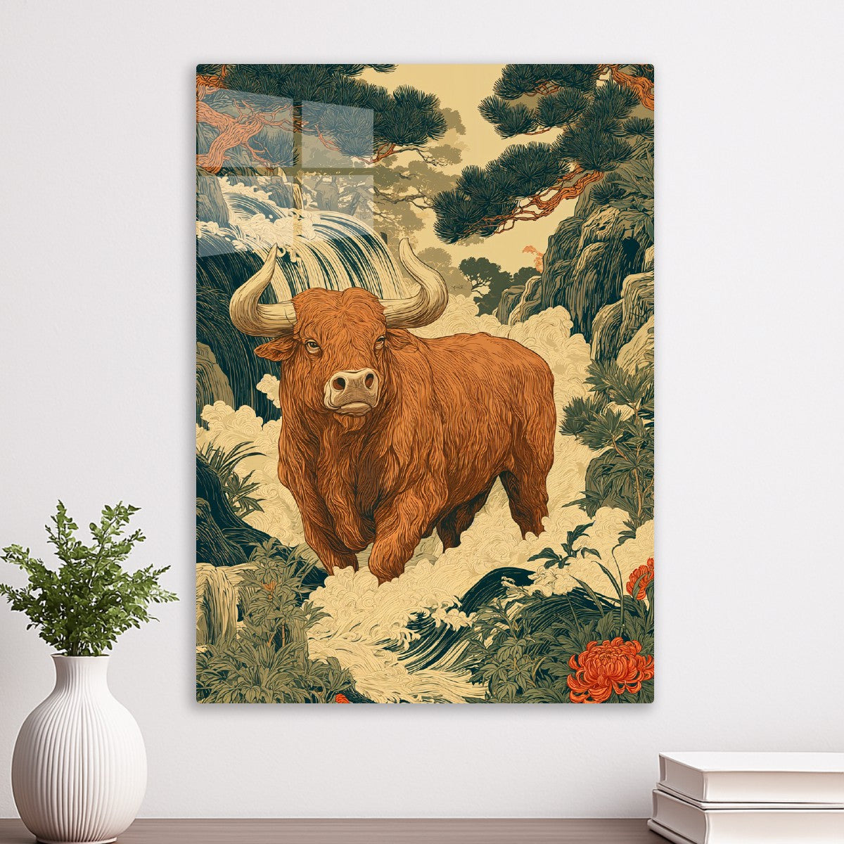 Majestic Mountain Bull