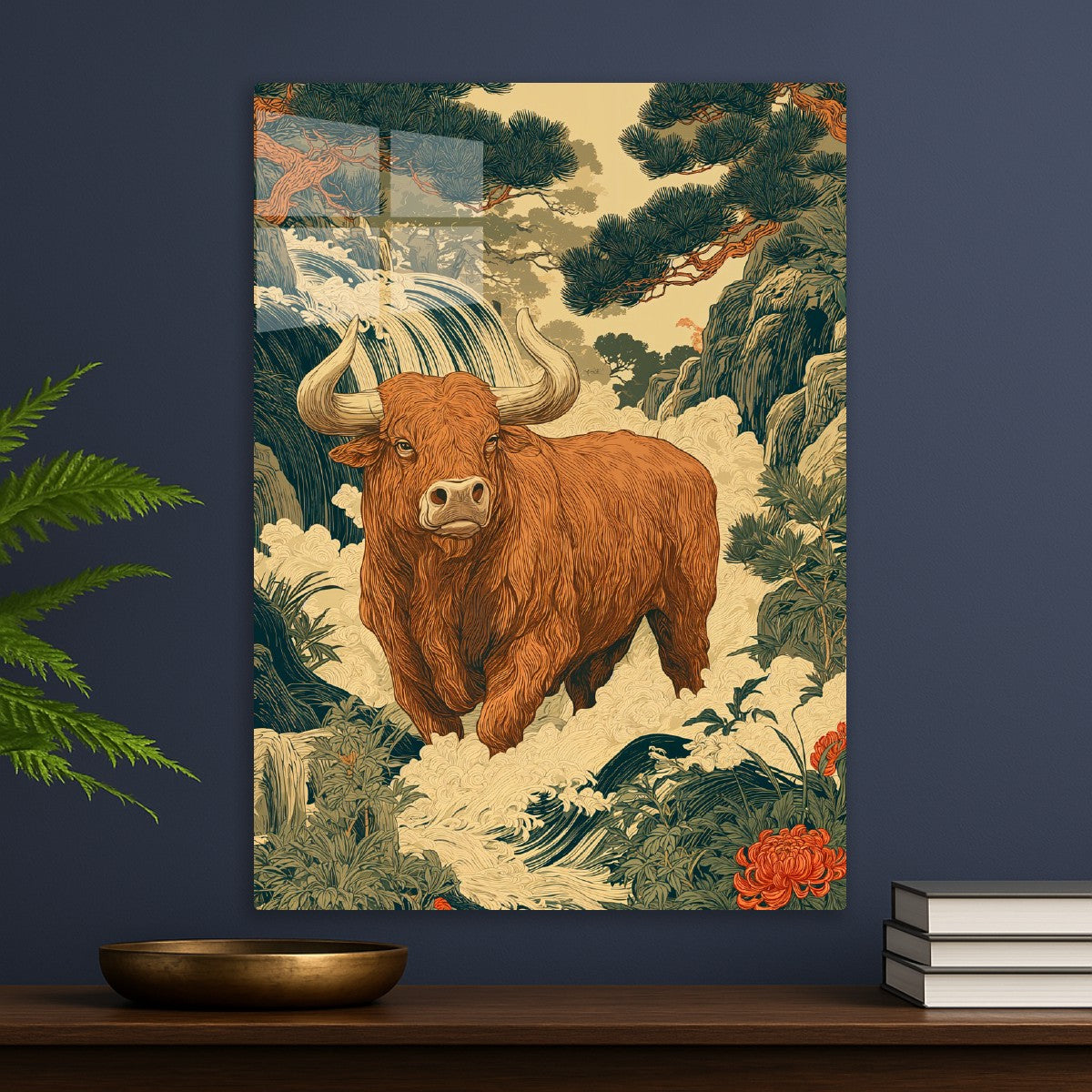 Majestic Mountain Bull