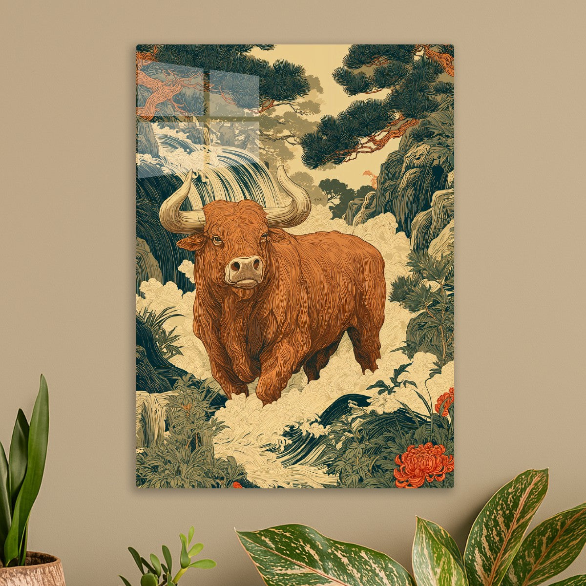 Majestic Mountain Bull