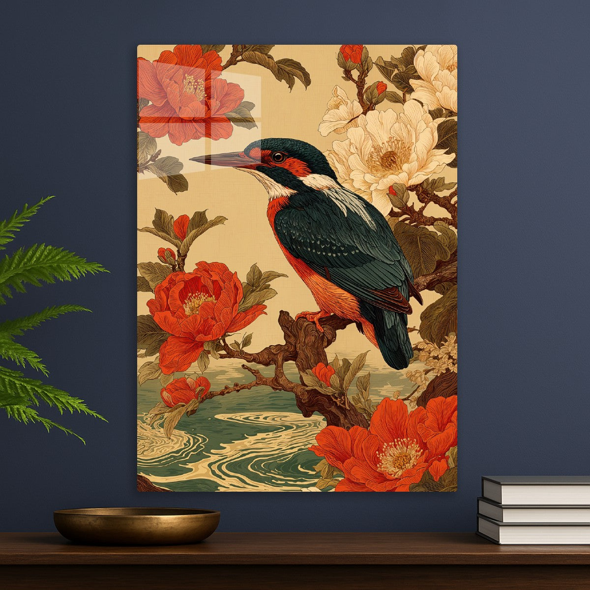 Kingfisher in Bloom