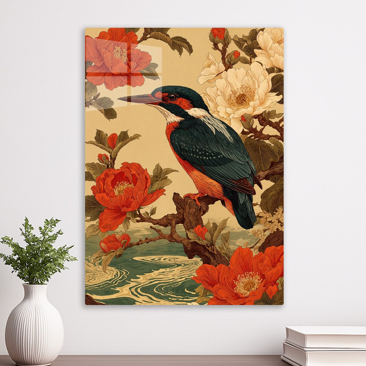 Kingfisher in Bloom