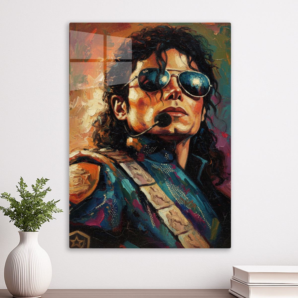Michael Jackson abstract art 
