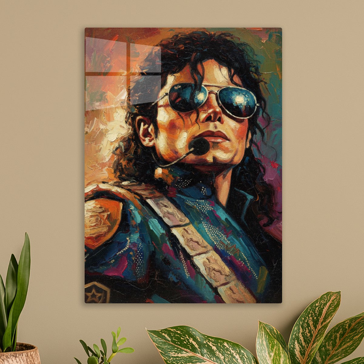 Michael Jackson abstract art 