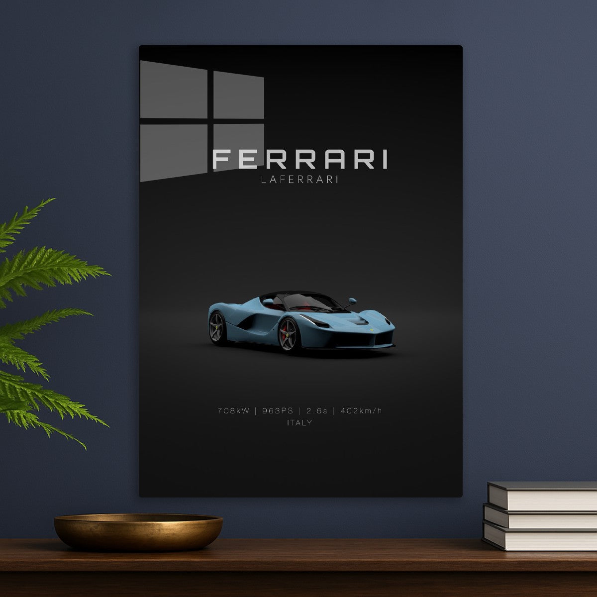Ferrari LaFerrari Blue Front
