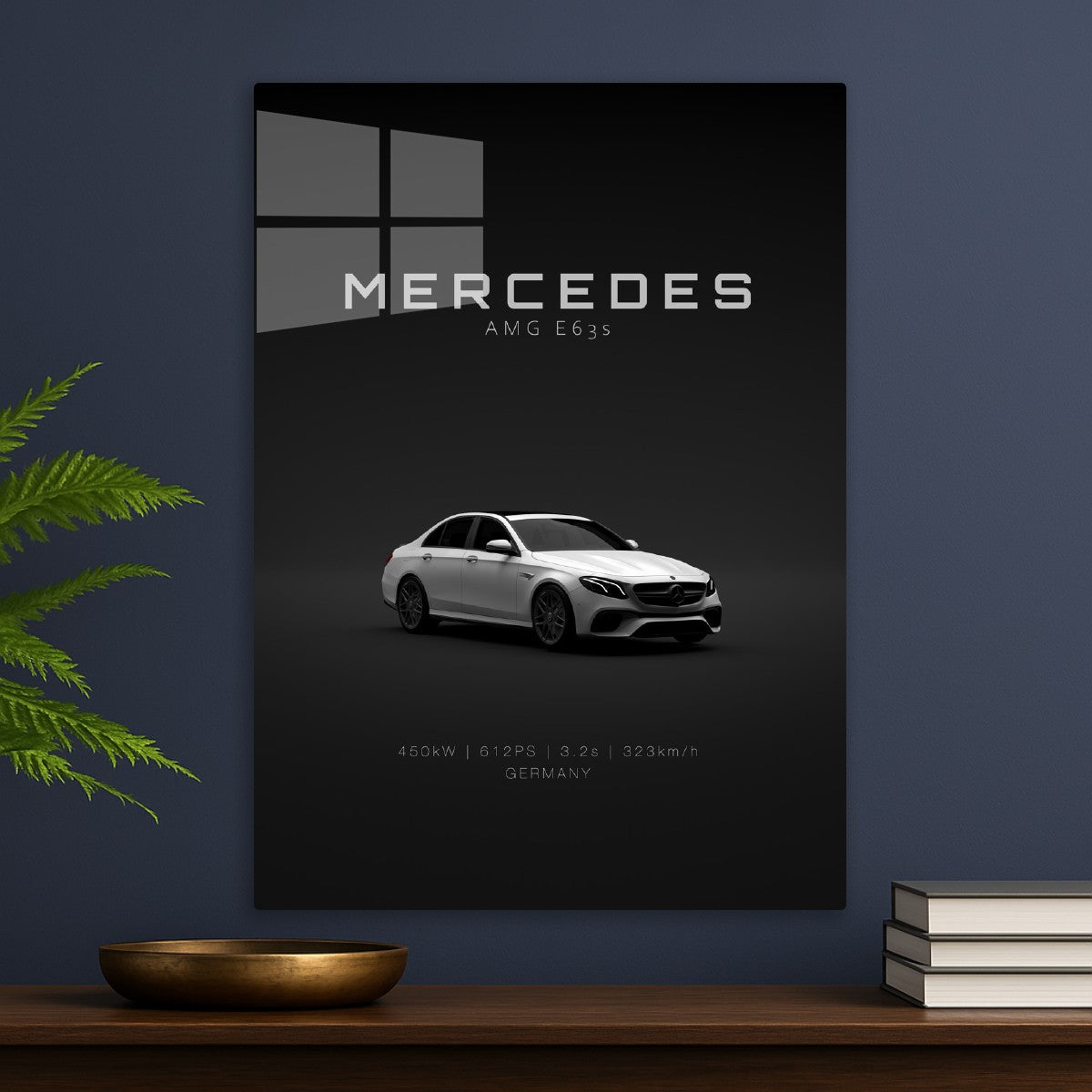 Mercedes Benz E63 S AMG White