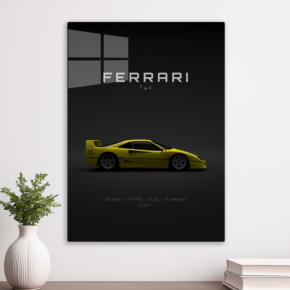 Ferrari F40 1992 - Yellow
