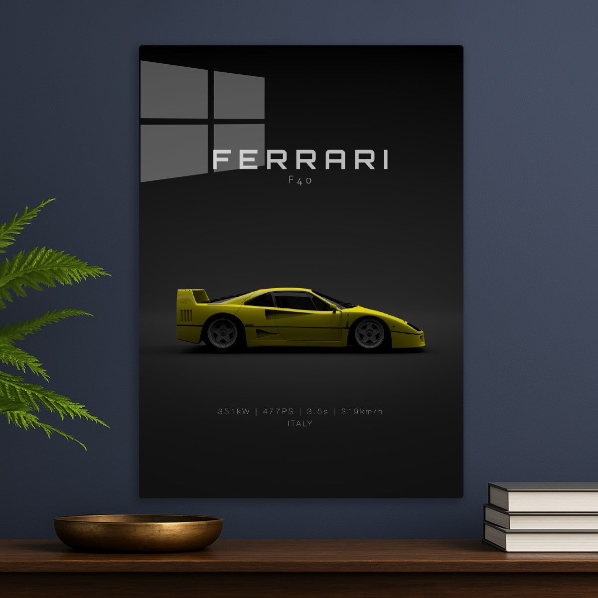 Ferrari F40 1992 - Yellow