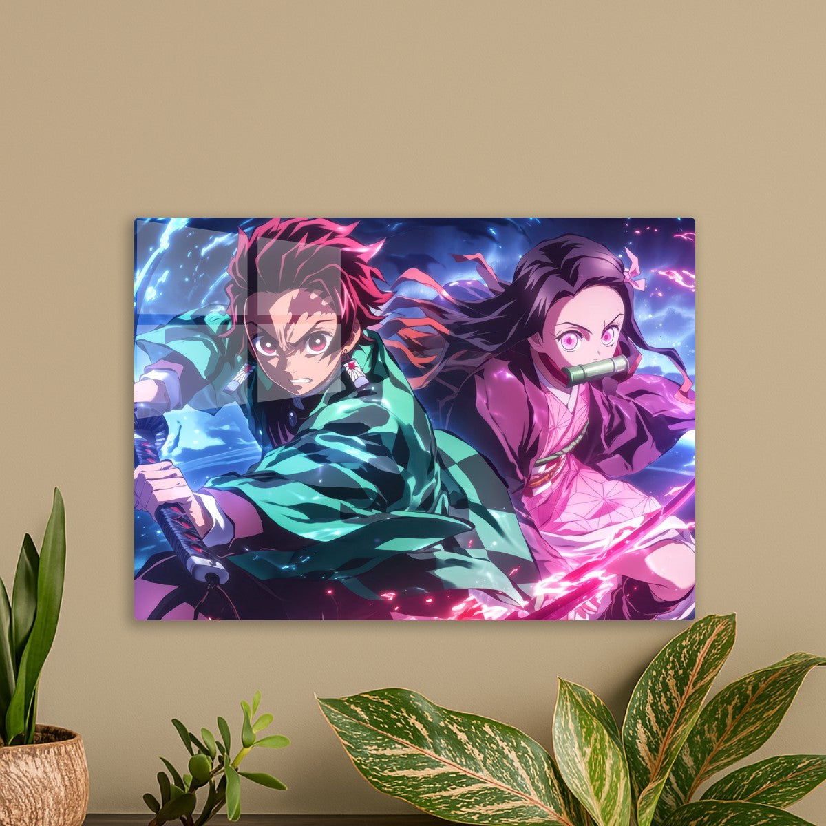 Tanjiro with Nezuko