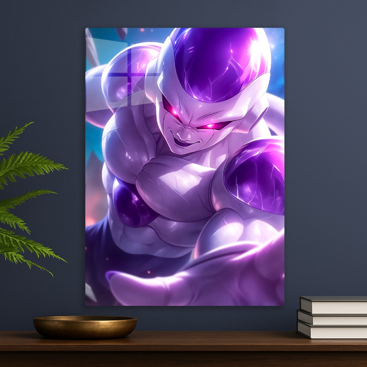 Frieza with glowing eyes, Dragon ball