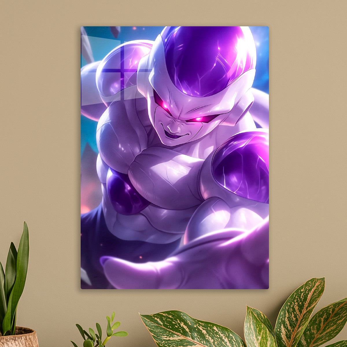 Frieza with glowing eyes, Dragon ball