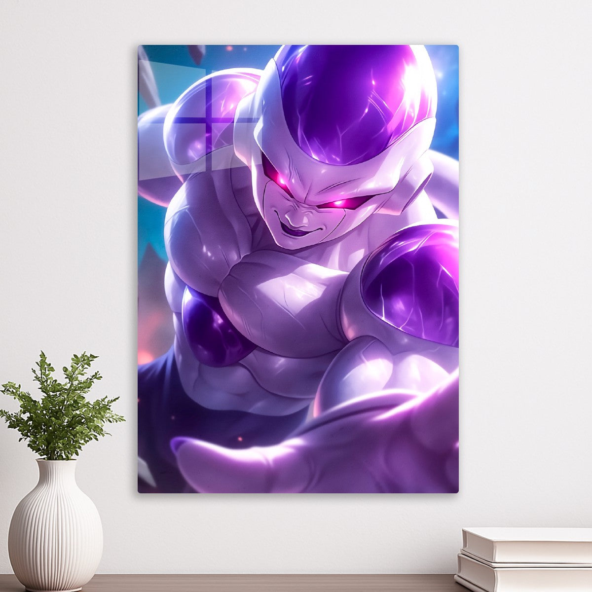 Frieza with glowing eyes, Dragon ball