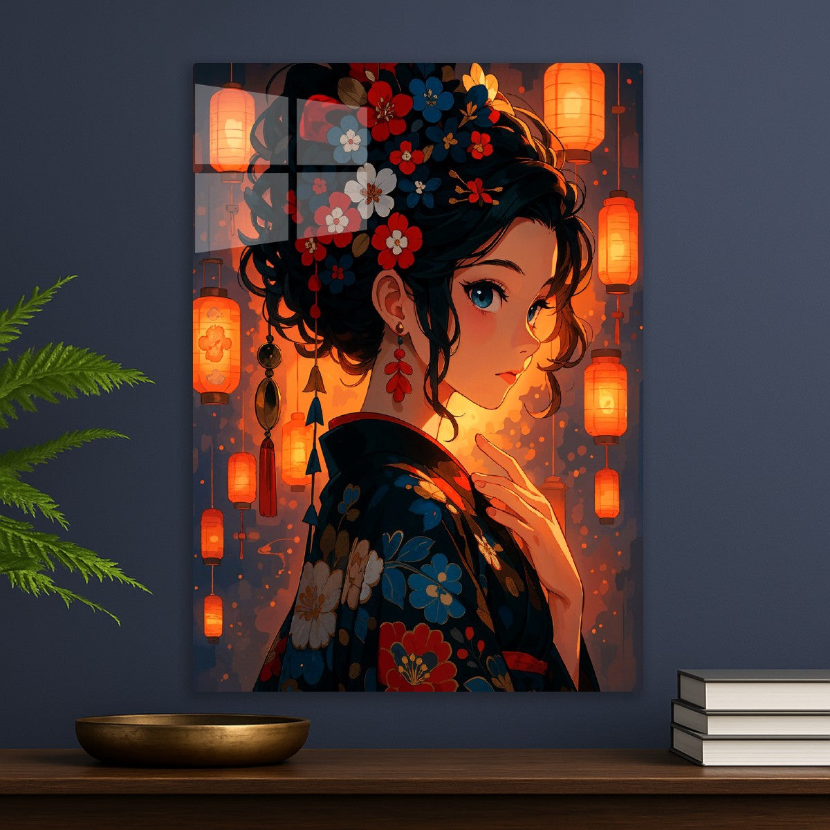 Midnight Blossom Of Geisha