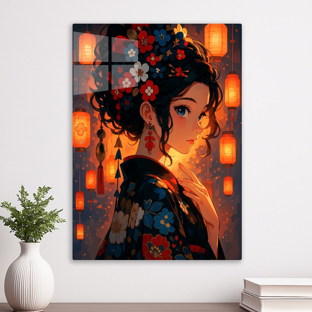 Midnight Blossom Of Geisha