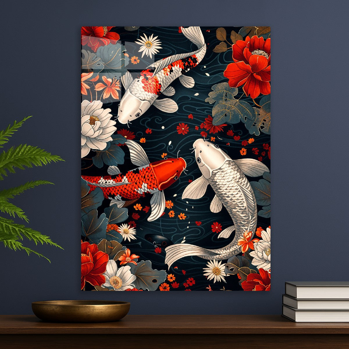 Garden of Koi Fish
