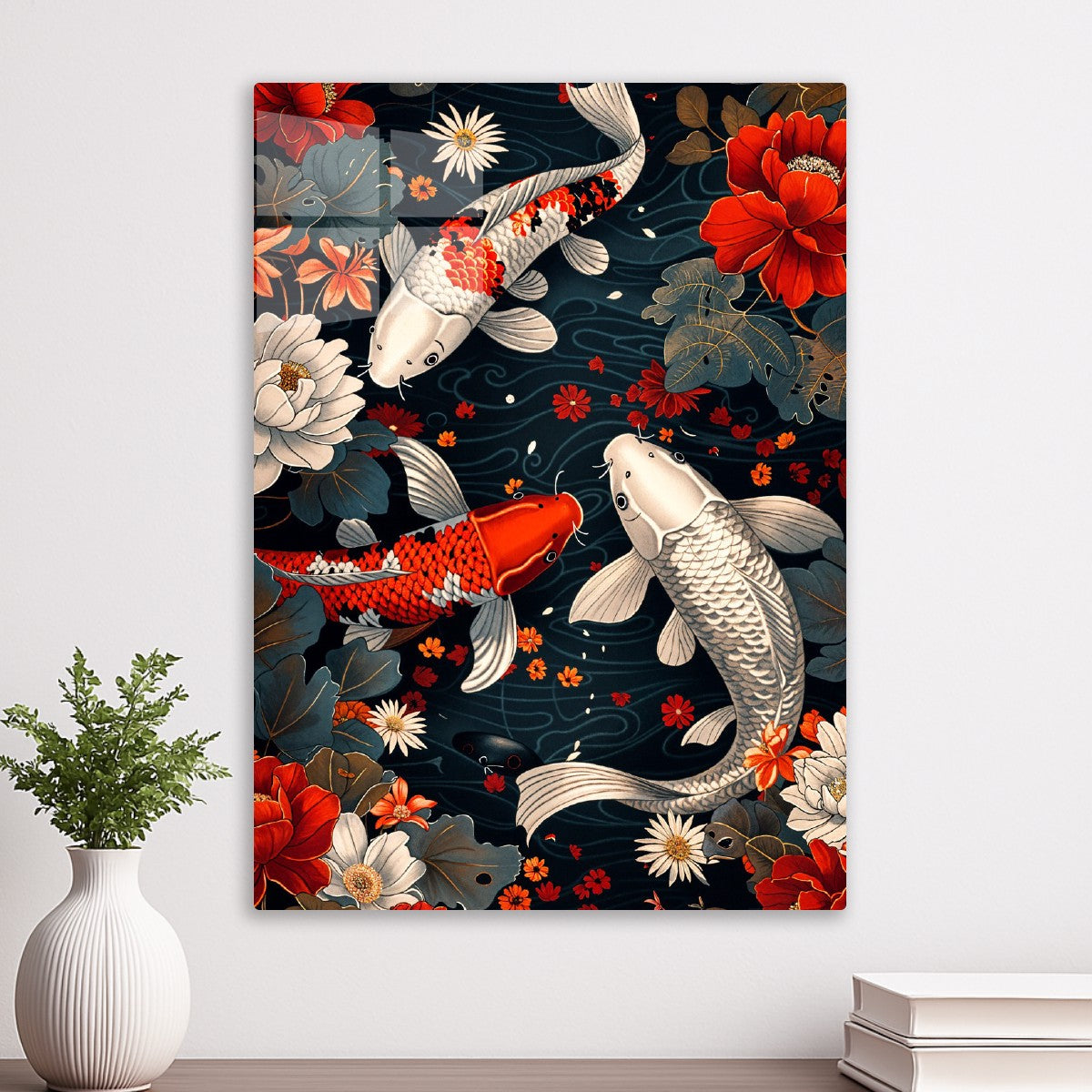 Garden of Koi Fish