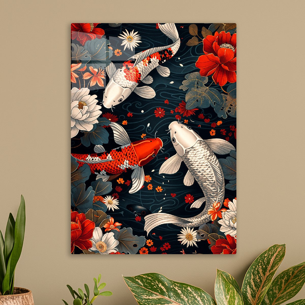 Garden of Koi Fish