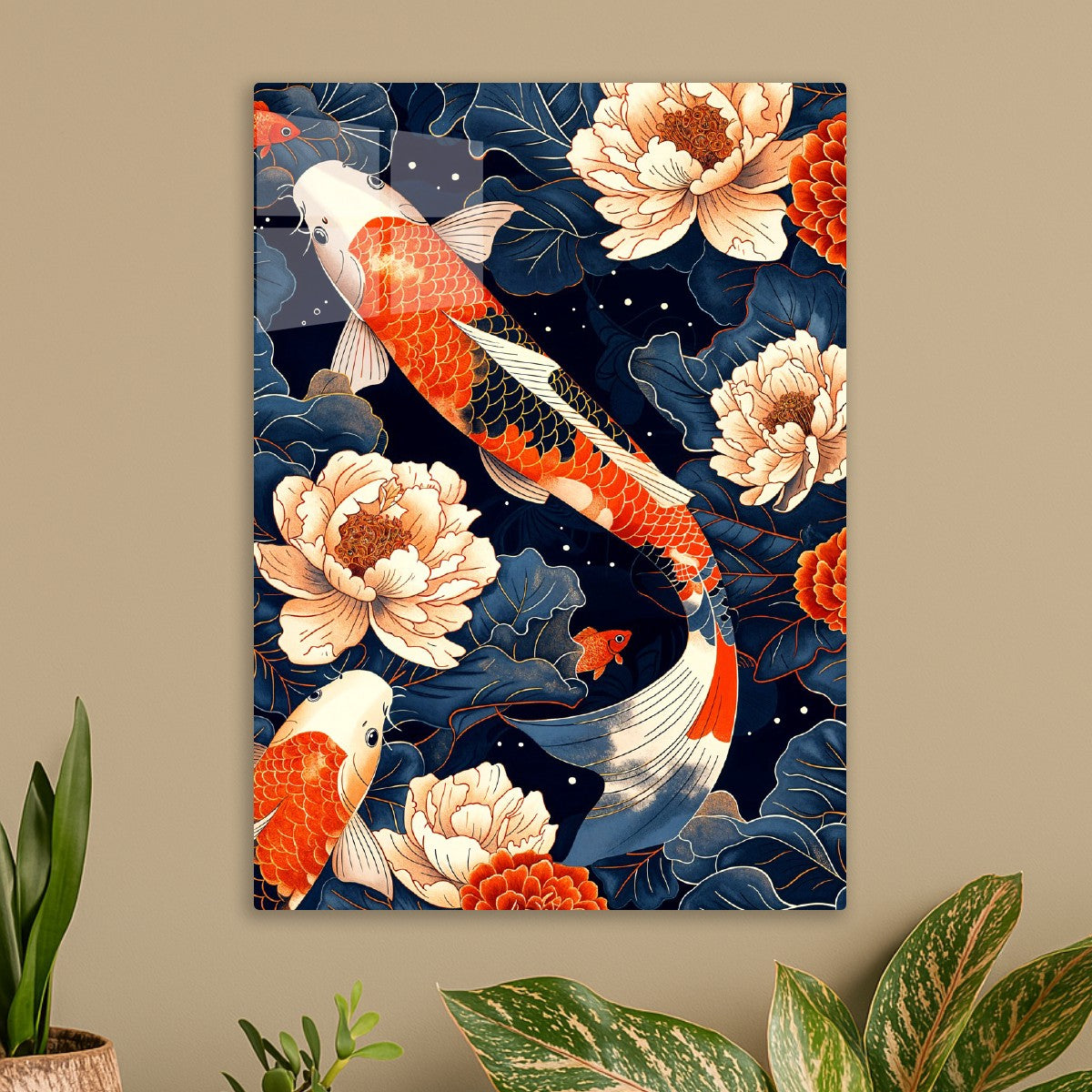 Celestial Garden Of Koi Fishes