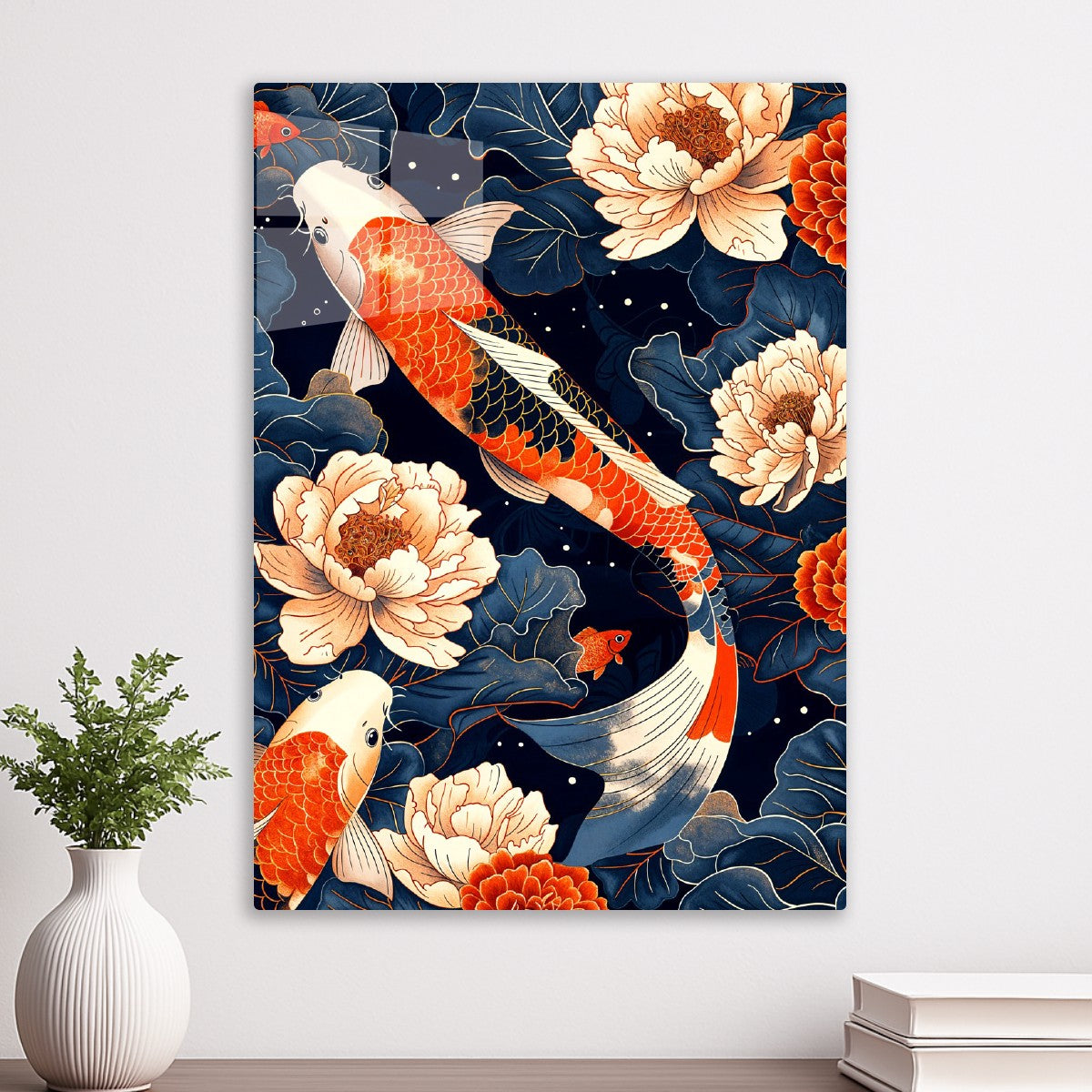 Celestial Garden Of Koi Fishes