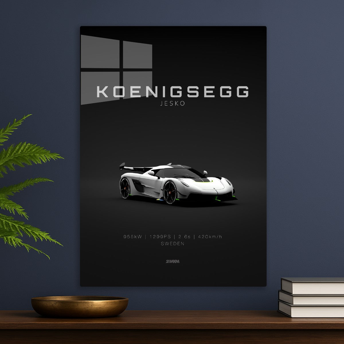 Koenigsegg Jesko White