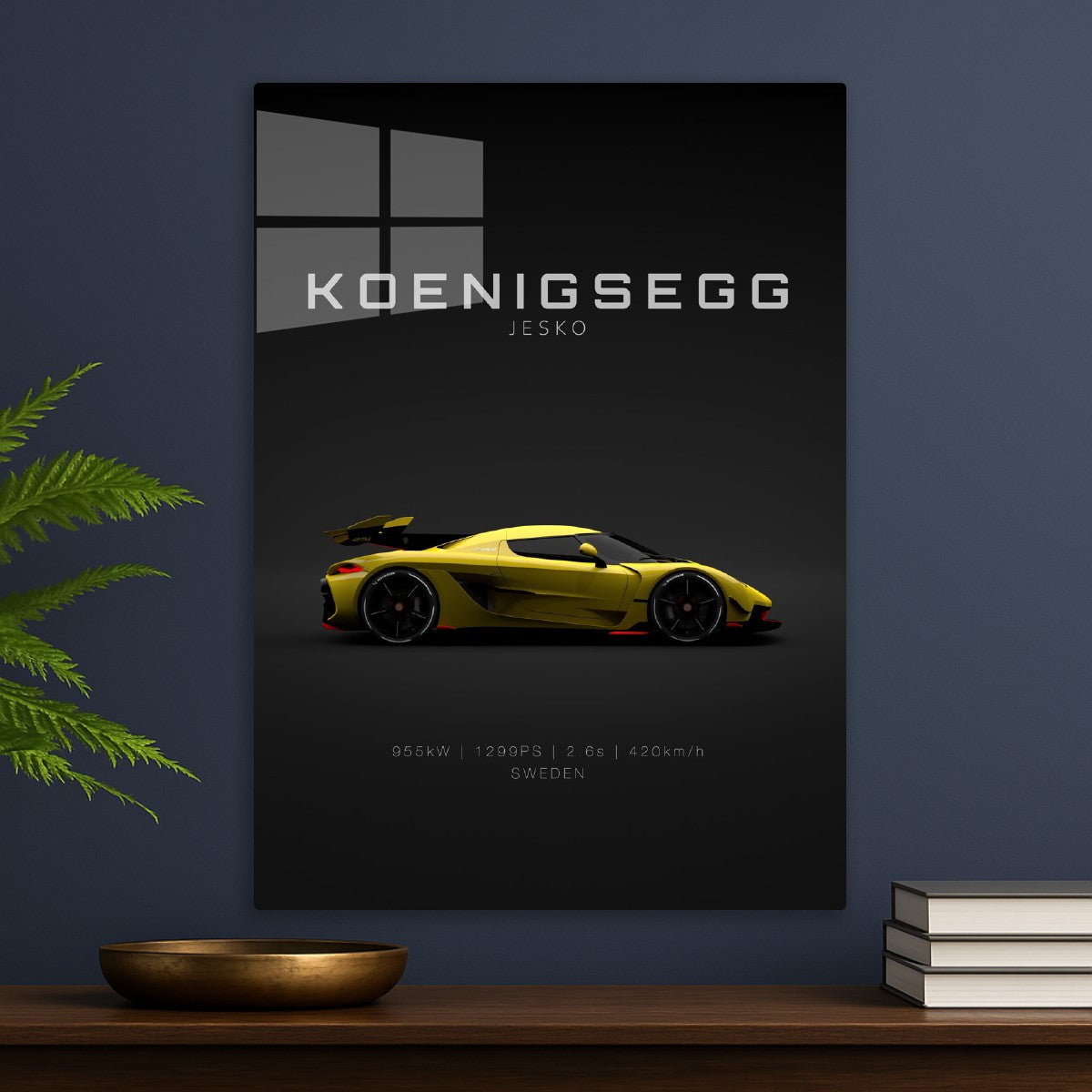 Koenigsegg Jesko Yellow