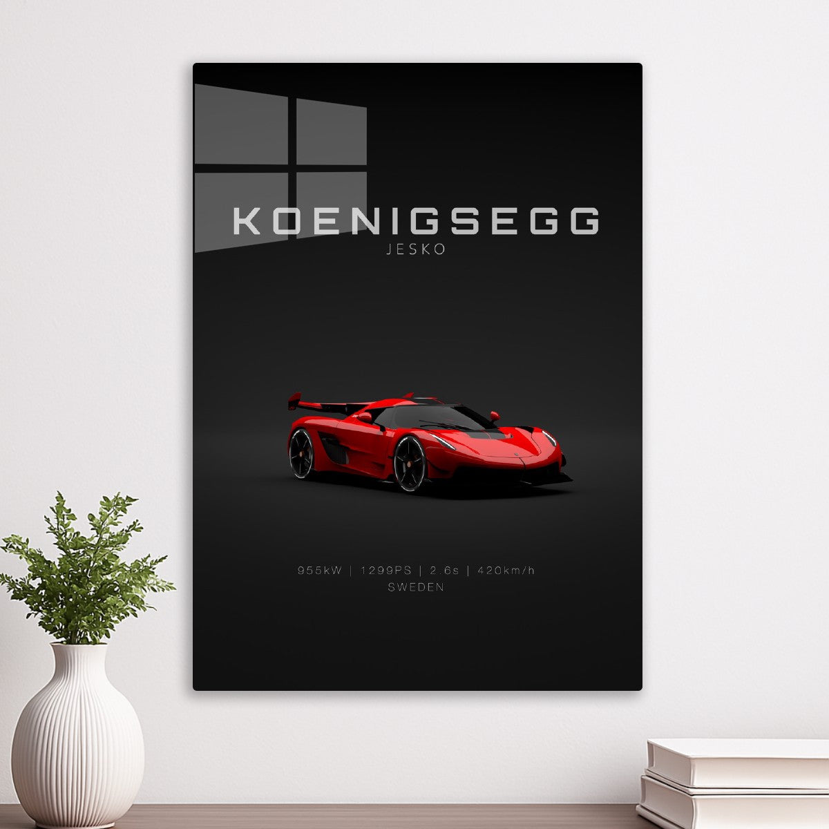 Koenigsegg Jesko Red