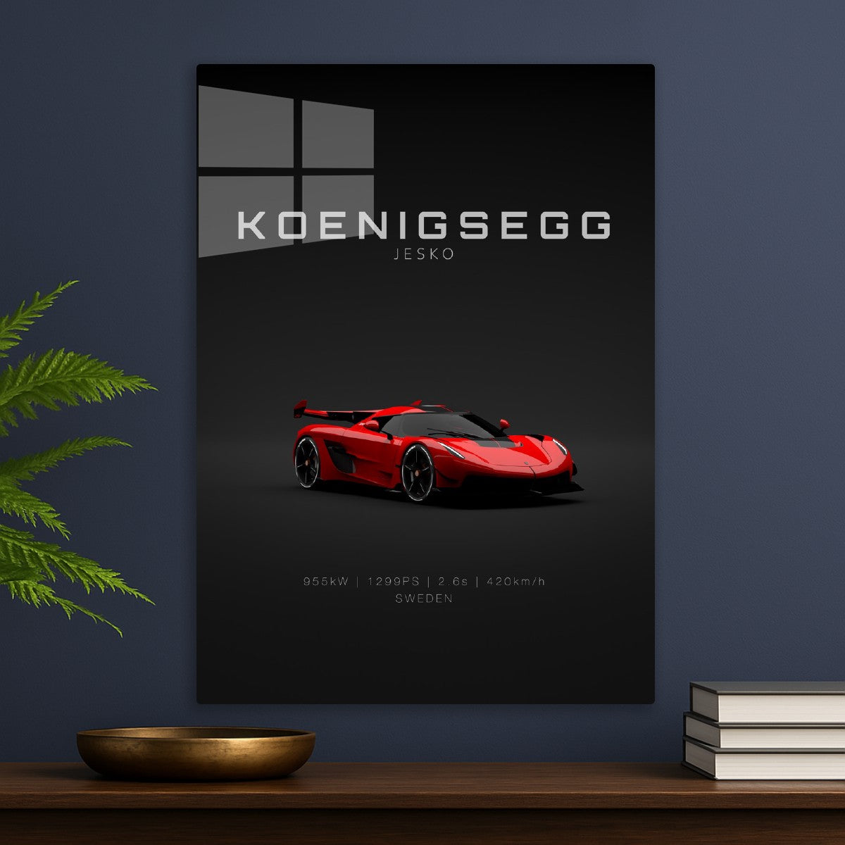 Koenigsegg Jesko Red