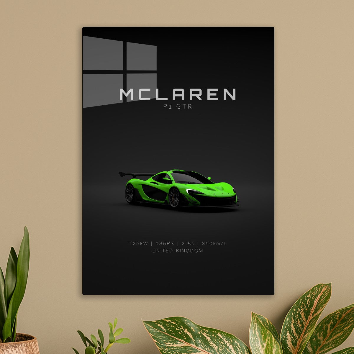 McLaren P1 GTR - Green Specs
