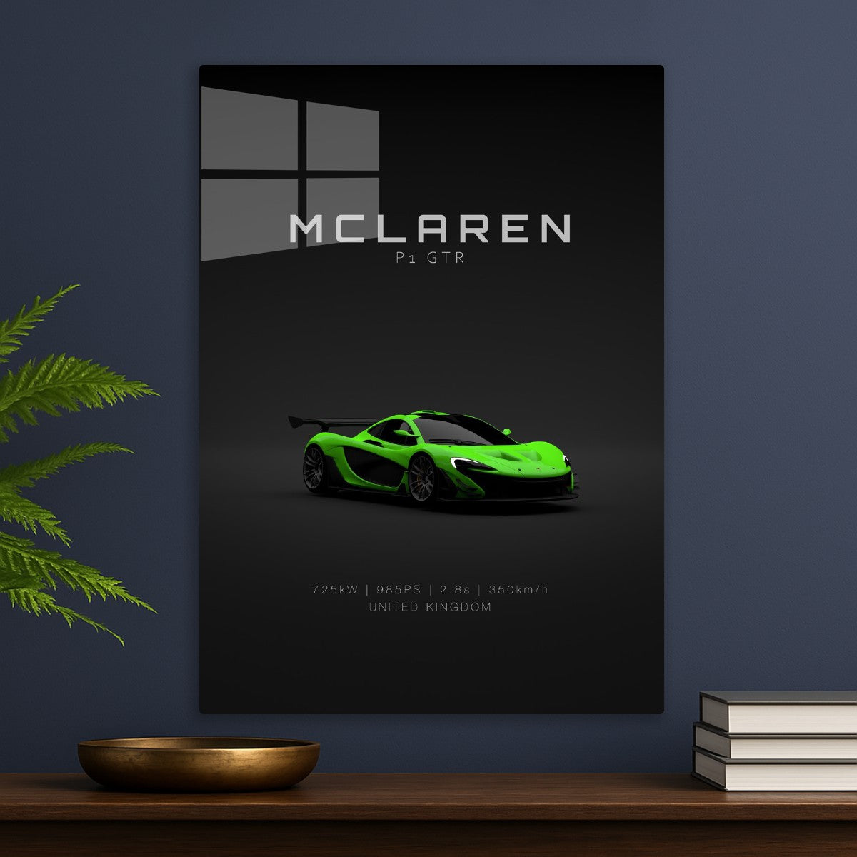 McLaren P1 GTR - Green Specs