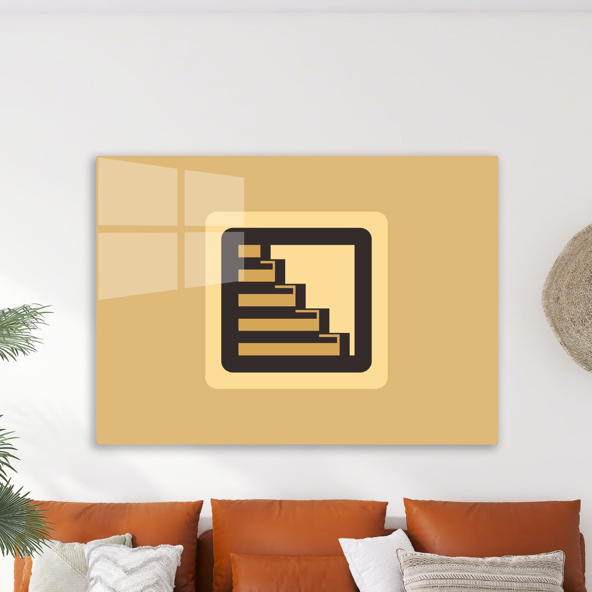 Minimalist Stairway Icon